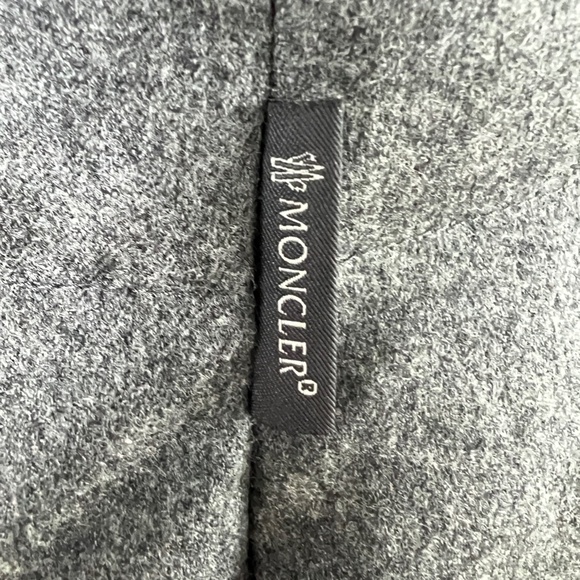 STUNNING Men's Moncler Puffer Grey Jacket Wool XXL (Size 5) Pristine Condition - Picture 7 of 16